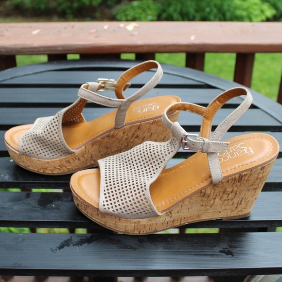 Franco Sarto Clinton 2 Platform Wedge Sandals size 7 - Picture 15 of 15